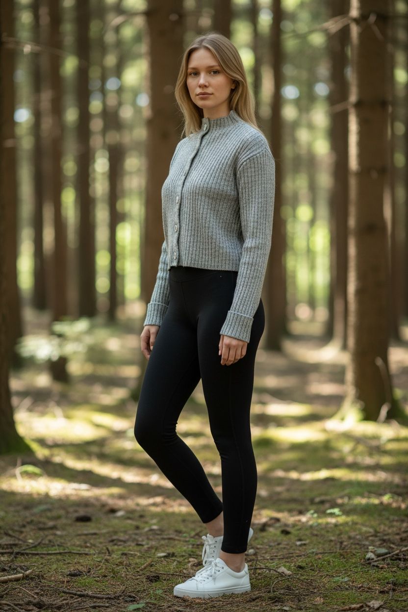 Trendmoona Gri Yumoş Fitilli Hırka