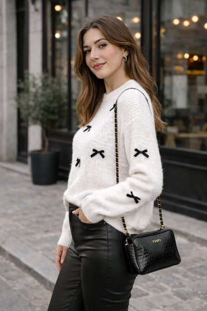 Trendmoona Fiyonklu Triko Kazak