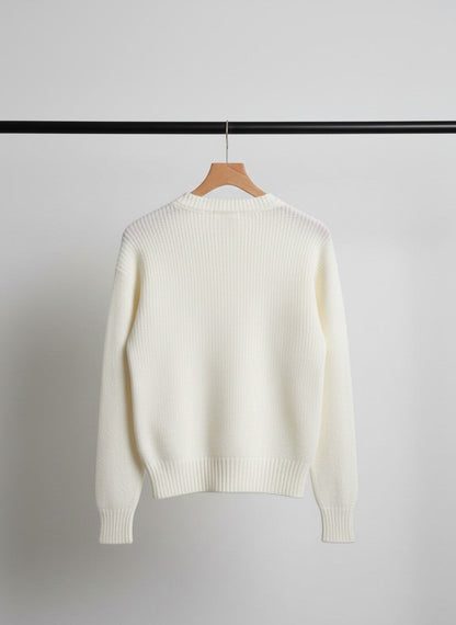 Trendmoona Bisiklet Yaka Selanik Örgü Yumoş Kazak