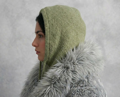 Trendmoona Bağcıklı ve Boyunluklu Kadın Triko Bere